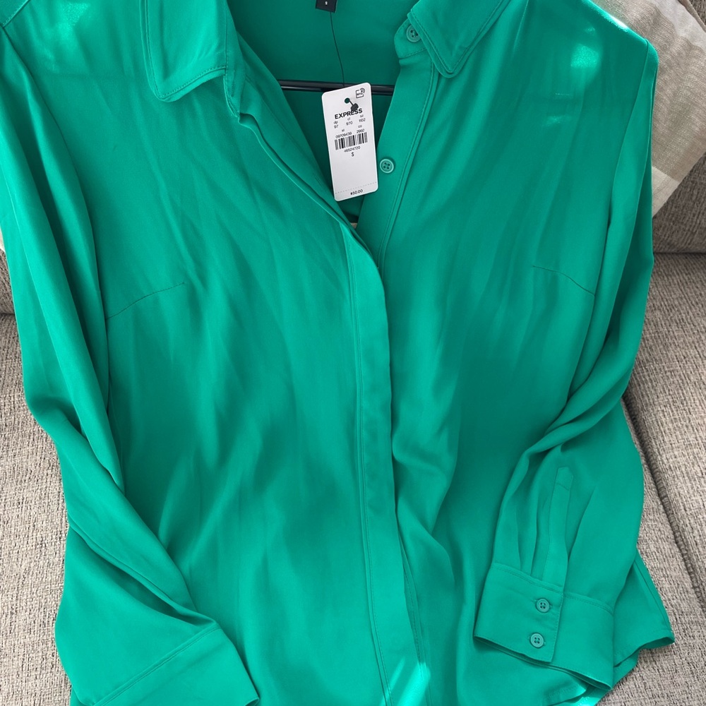 Express Green Blouse
